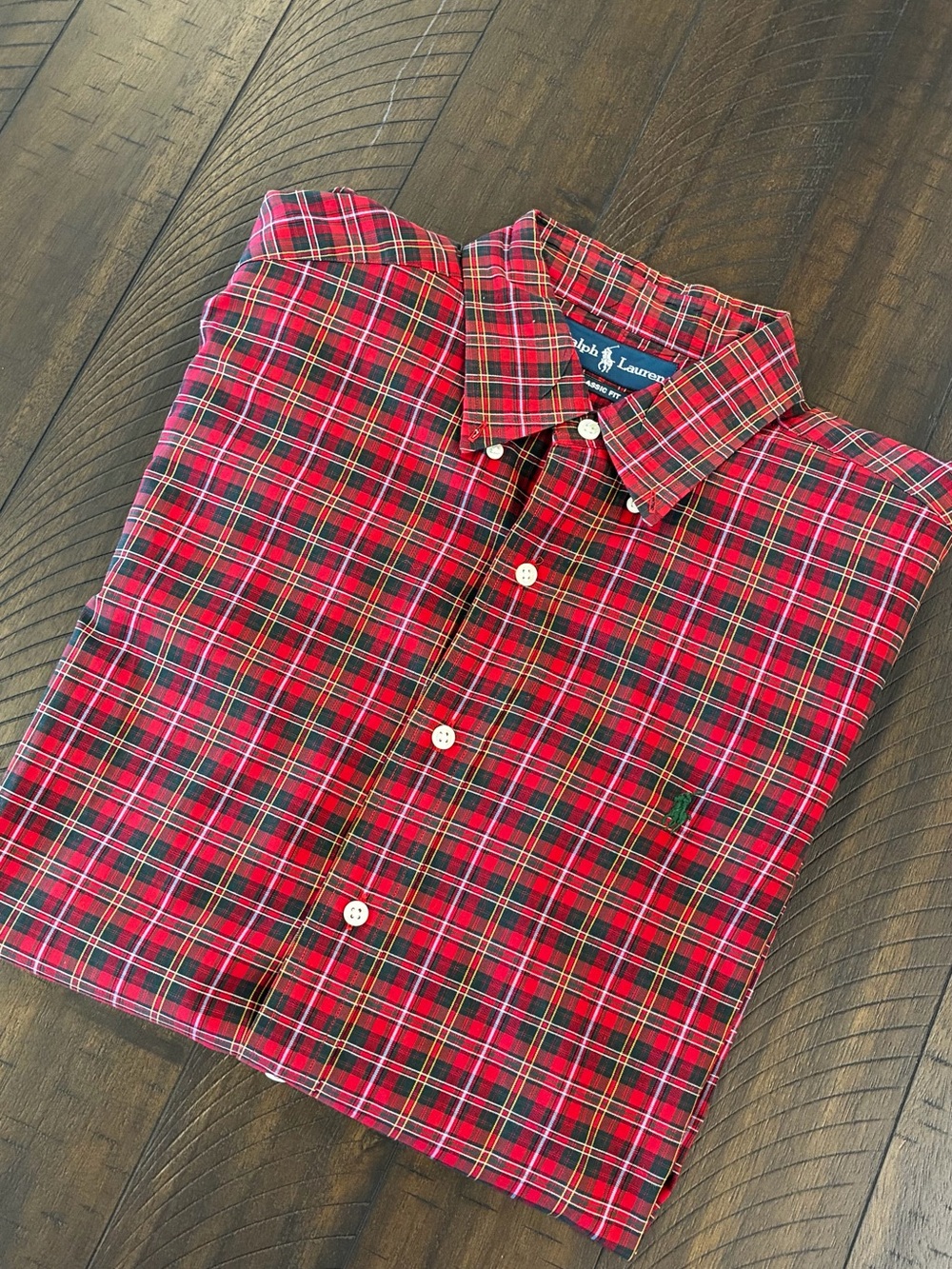 Polo by Ralph Lauren Red Plaid Button-Down Shirt